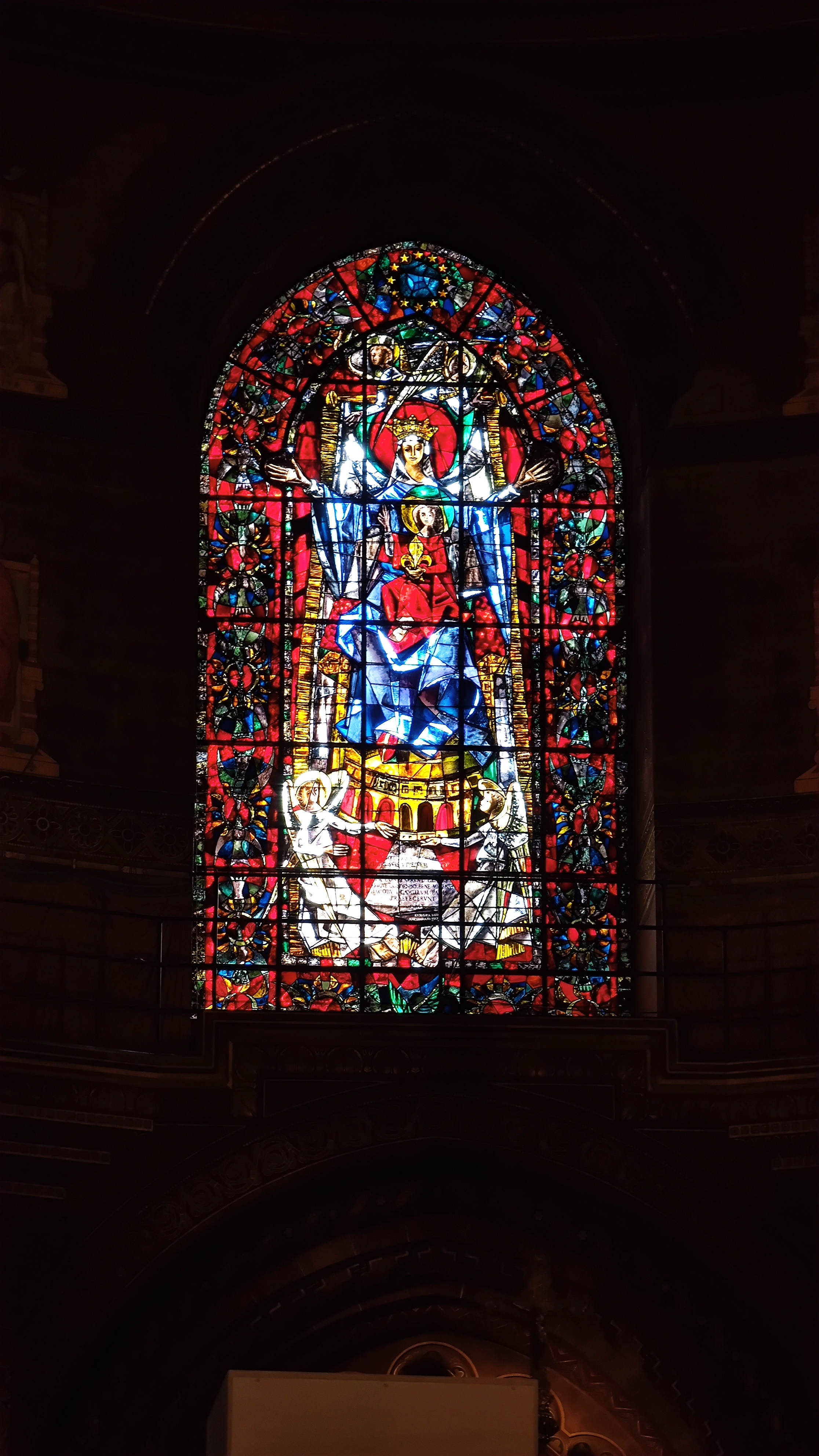 Interior of the cathedral of Strasbourg.