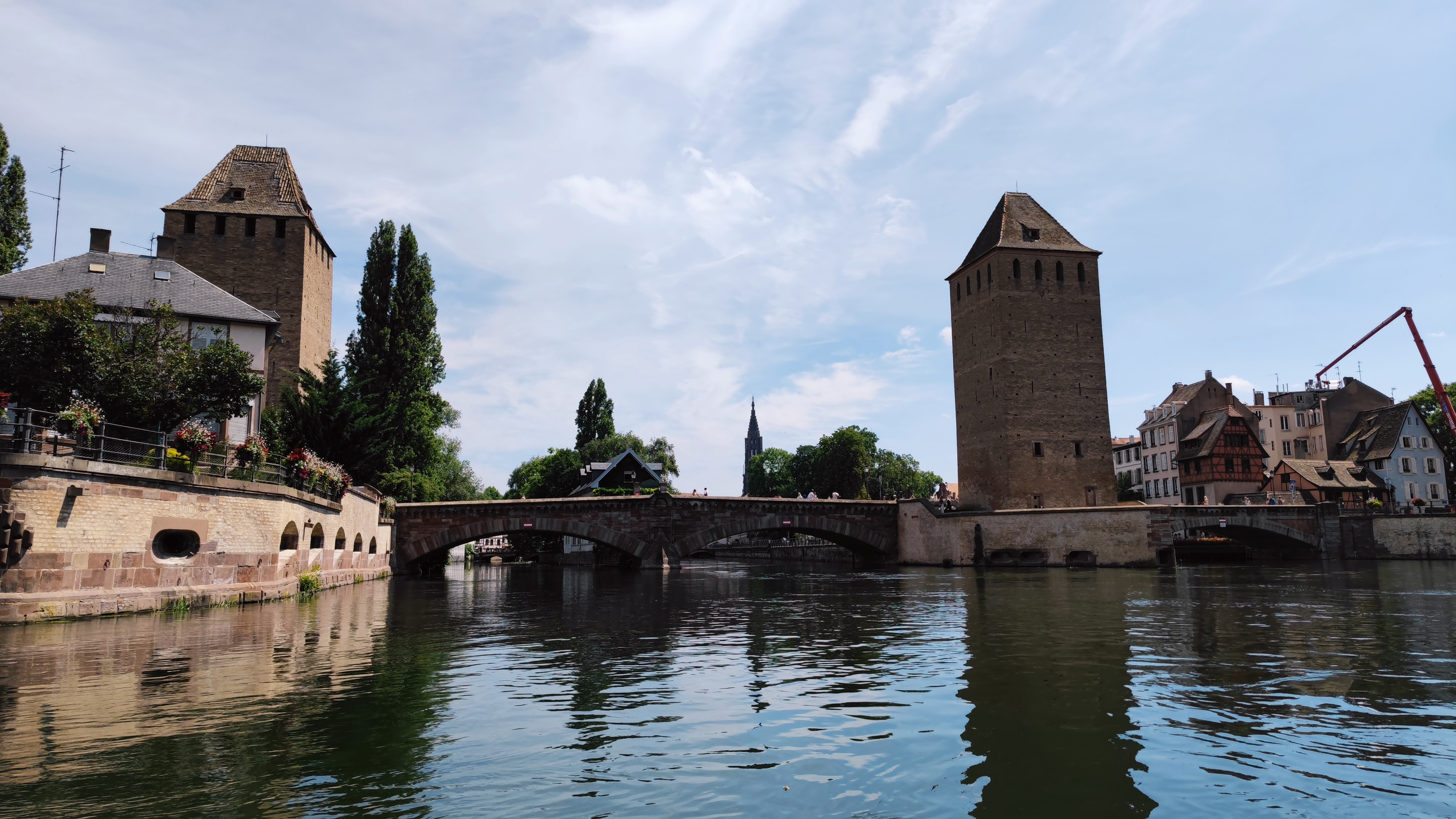Old buildings along the canal.