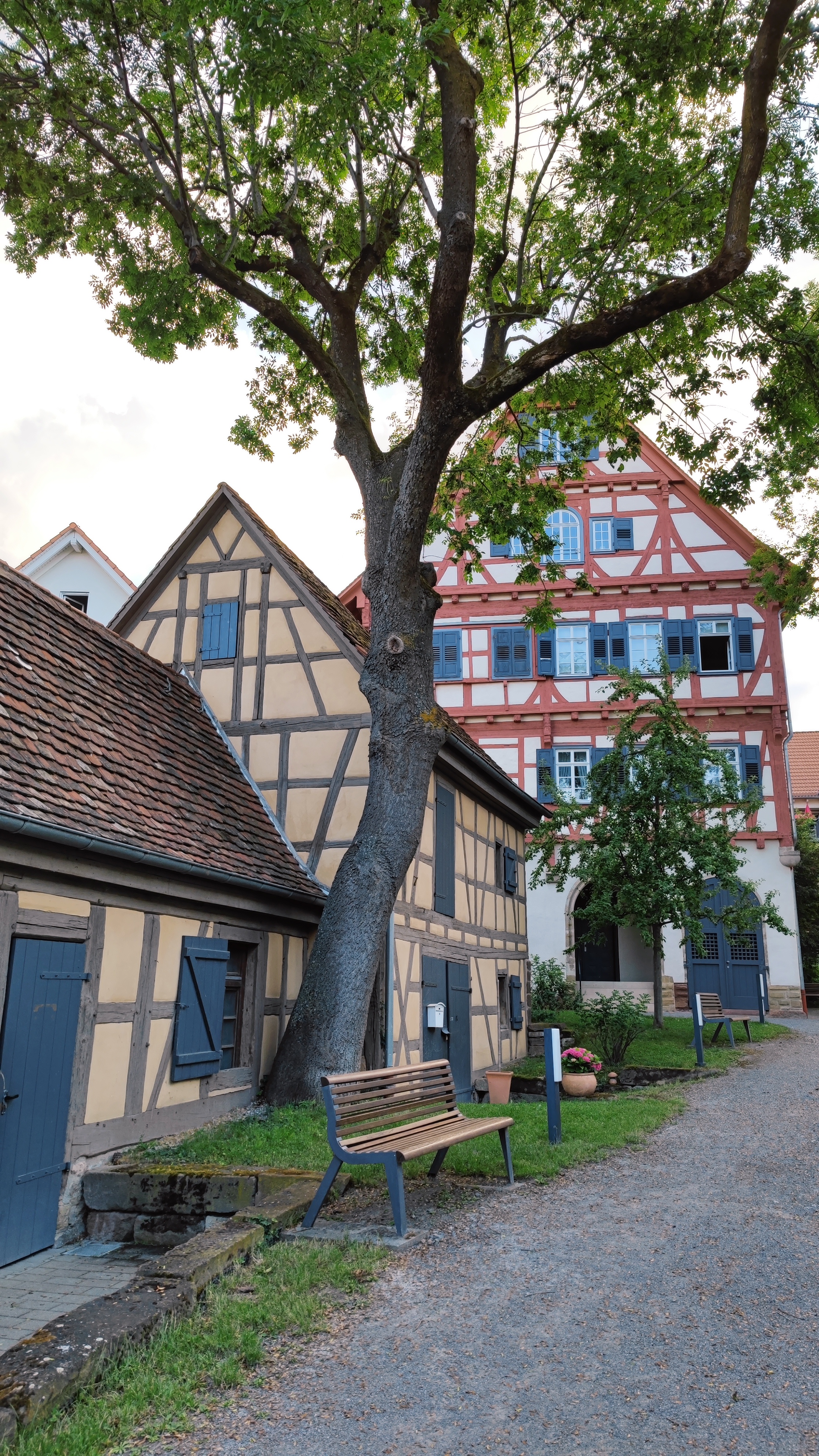 Traditional German buildings.